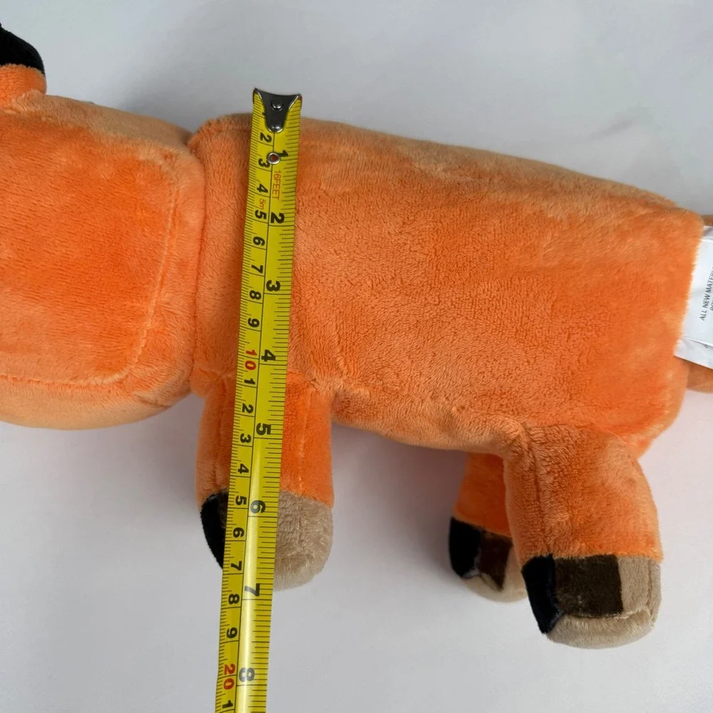 Minecraft Fox Plush Stuffed Animal Jay Franco Mojang Orange 2023 SK07-Q2